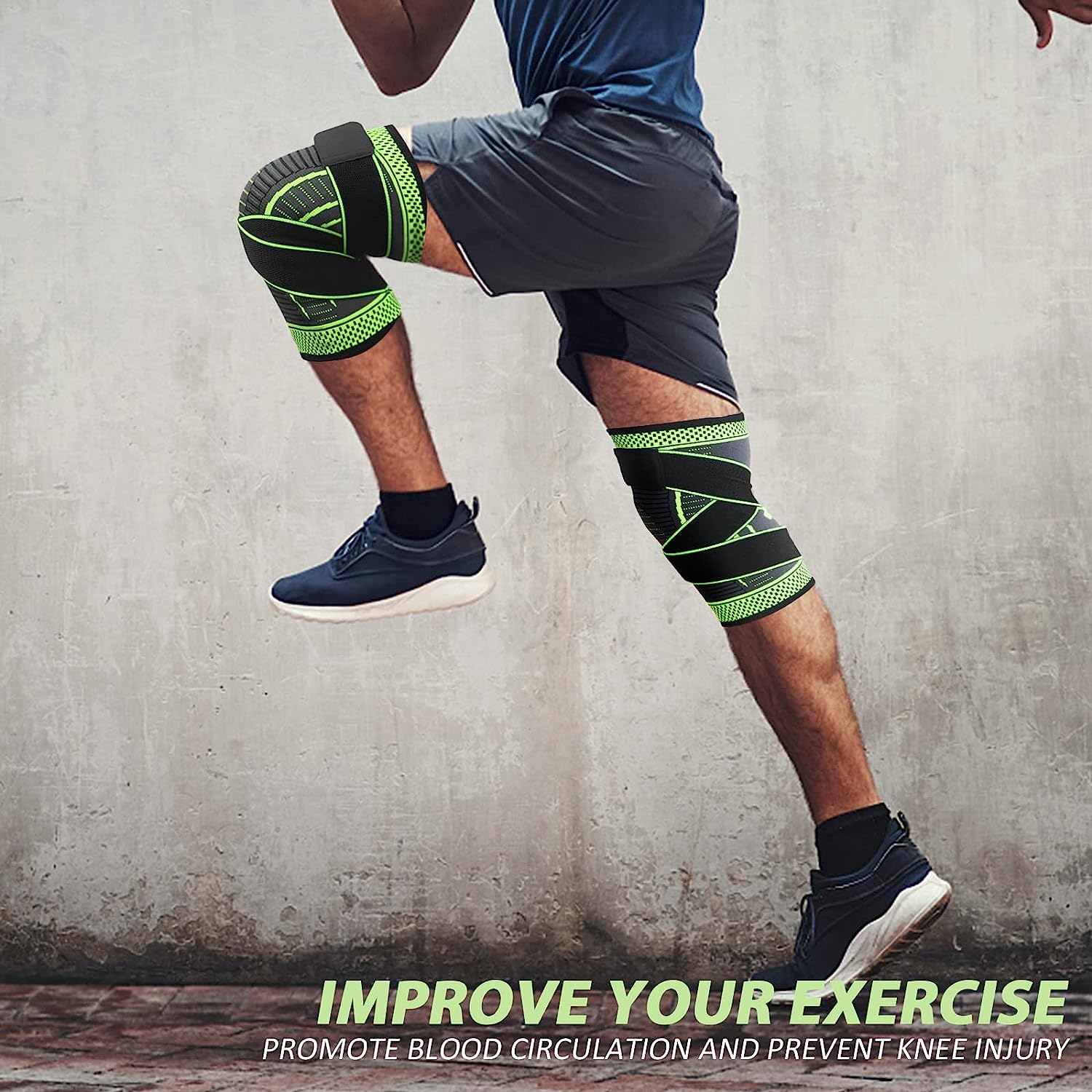 Aeroflux© Premium Knee Support Brace: No More Knee Pain DPD1