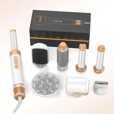 Aeroflux© Premium 7 in 1 Hair Styler V9 Lux Pro [Auto Curling + 1 Year Warranty]