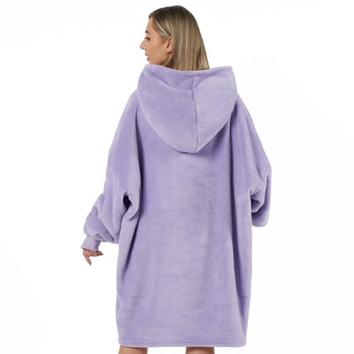 Aeroflux© Premium Hoodie Blanket Oversized Ultra Plush Sherpa Giant Big Hooded Sweatshirt