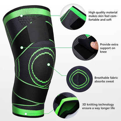 Aeroflux© Premium Knee Support Brace: No More Knee Pain