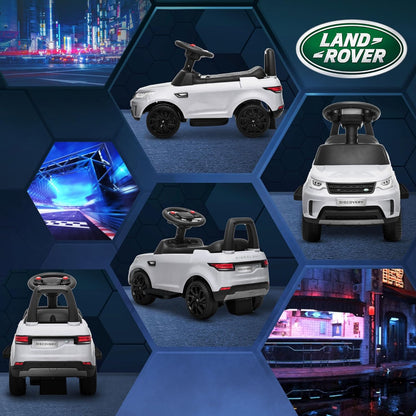 Aeroflux© Land Rover 2-in-1 Licensed Kids Ride-On Car – Electric + Sliding Function