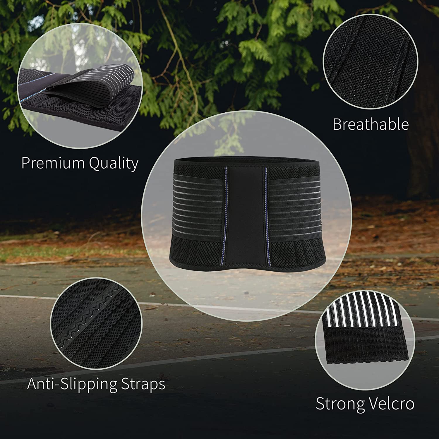 Aeroflux© Premium Back Pain Support Belt: No More Back Pain