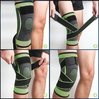 Aeroflux© Premium Knee Support Brace: No More Knee Pain DP2