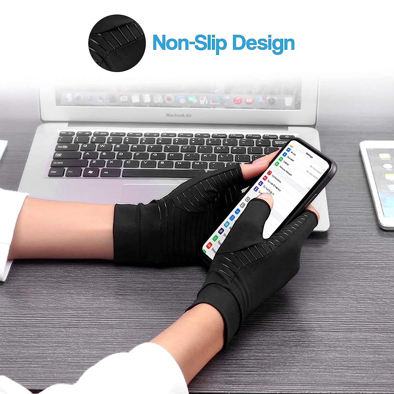 Aeroflux© Premium Copper Infused Arthritis Gloves: No More Pain DPD2