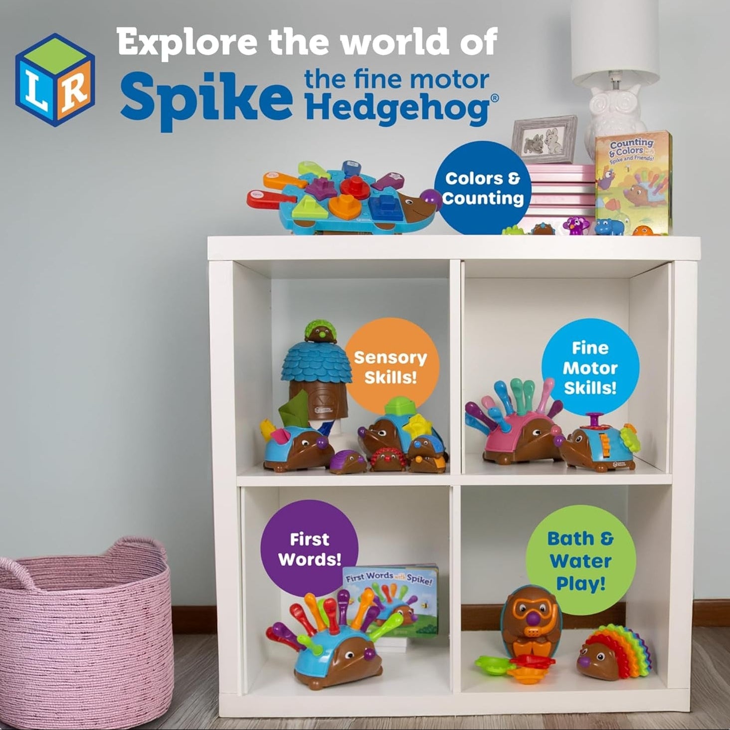 Aeroflux© Spike the Fine Motor Hedgehog – STEM Fun & Educational Toy for Kids