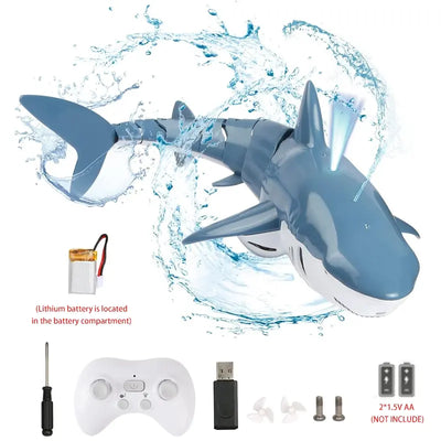 Aeroflux Smart RC Shark Whale – Spray Water Remote Controlled Toy