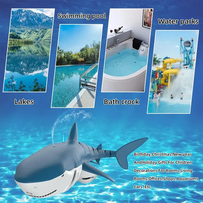 Aeroflux Smart RC Shark Whale – Spray Water Remote Controlled Toy