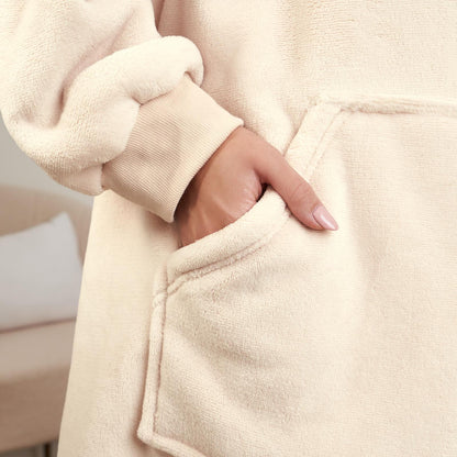 Aeroflux© Premium Hoodie Blanket Oversized Ultra Plush Sherpa Giant Big Hooded Sweatshirt DPD2