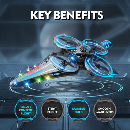 Aeroflux® Super Cool Stunt RC Flying Jet – Soar, Flip, Ultimate Aerial Ride