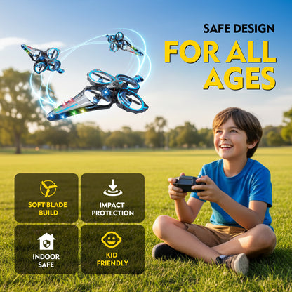 Aeroflux® Super Cool Stunt RC Flying Jet – Soar, Flip, Ultimate Aerial Ride
