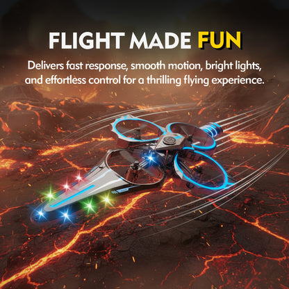 Aeroflux® Super Cool Stunt RC Flying Jet – Soar, Flip, Ultimate Aerial Ride