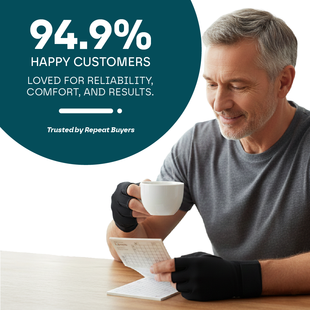 Aeroflux© Premium Copper Infused Arthritis Gloves: No More Pain