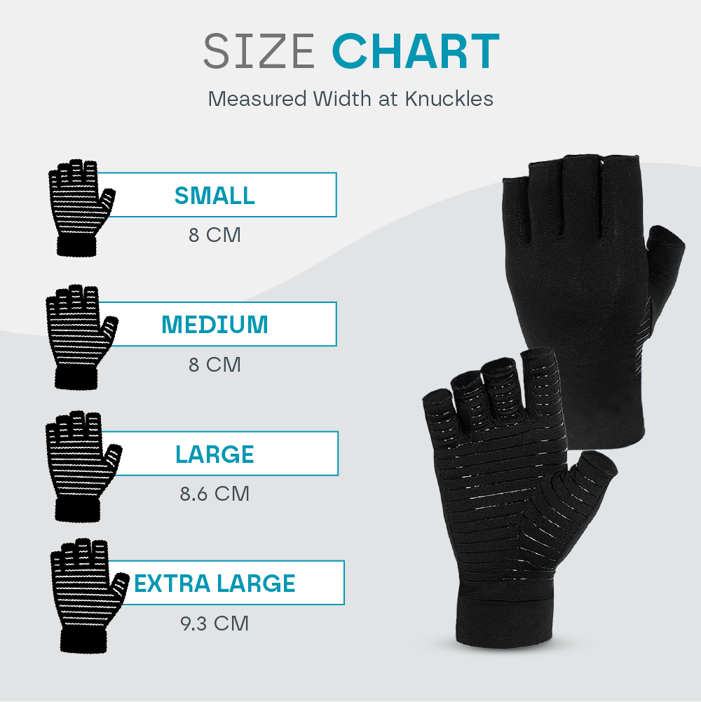 Aeroflux© Premium Copper Infused Arthritis Gloves: No More Pain