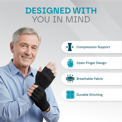 Aeroflux© Premium Copper Infused Arthritis Gloves: No More Pain