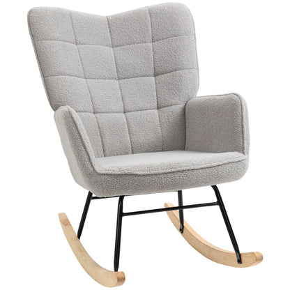 AeroFlux Nursing Rocking Chair — Modern Glider Rocker Armchair for Living Room & Nursery
