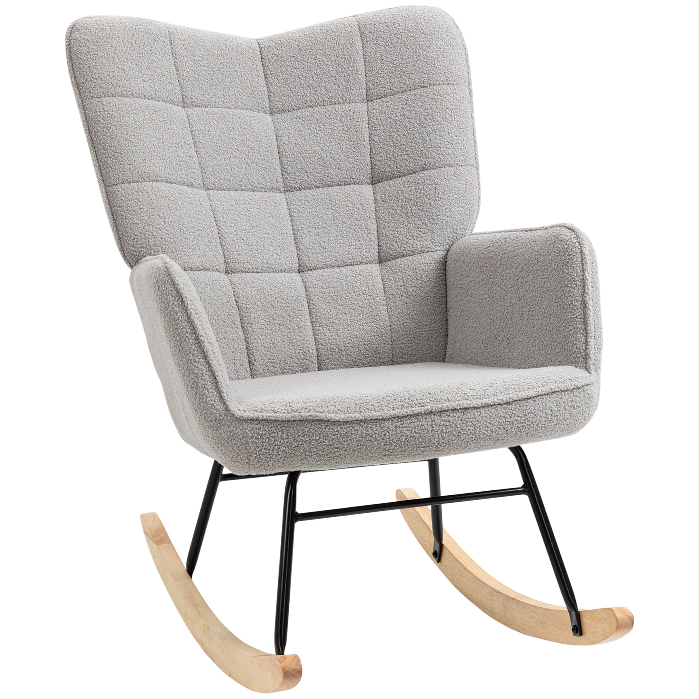 AeroFlux Nursing Rocking Chair — Modern Glider Rocker Armchair for Living Room & Nursery