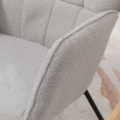 AeroFlux Nursing Rocking Chair — Modern Glider Rocker Armchair for Living Room & Nursery