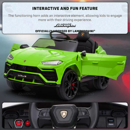 Aeroflux© Lambhorgini Urus 12V Ride on Car