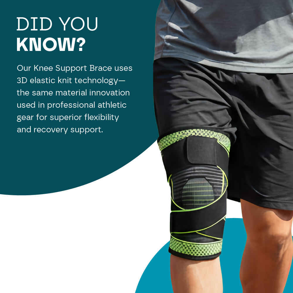Aeroflux© Premium Knee Support Brace: No More Knee Pain