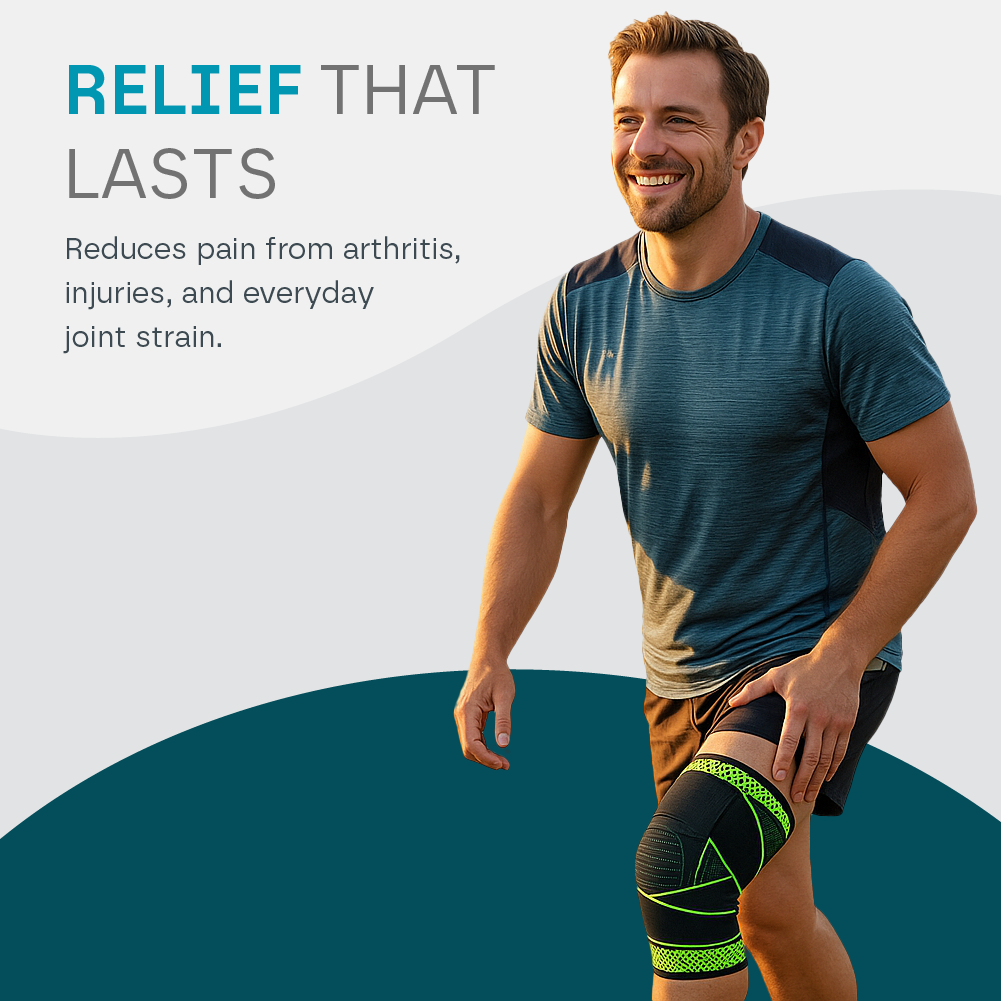 Aeroflux© Premium Knee Support Brace: No More Knee Pain