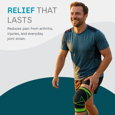Aeroflux© Premium Knee Support Brace: No More Knee Pain