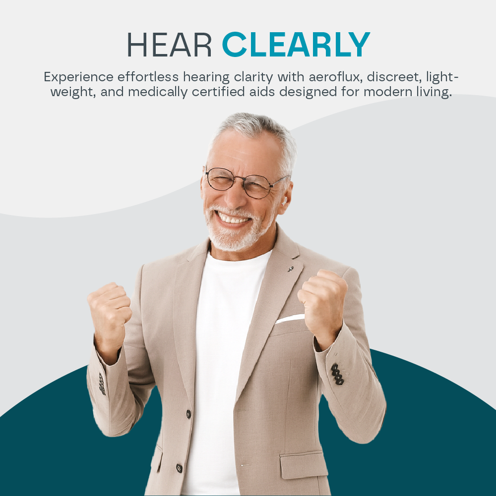 Premium Rechargeable Invisible Hearing Aids (In Ear & 1 Year Free Warranty)