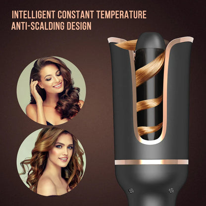Aeroflux© Premium Automatic Hair Curler Wand [Auto Curling + 1 Year Warranty]