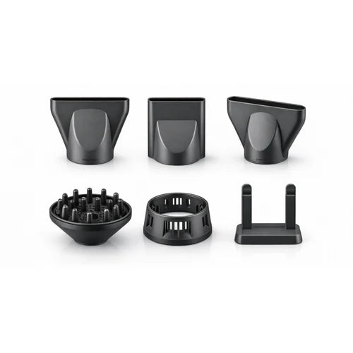 Aeroflux 5-in-1 Hot & Cold Air Hair Dryer: Ionic Technology & 6 Attachments