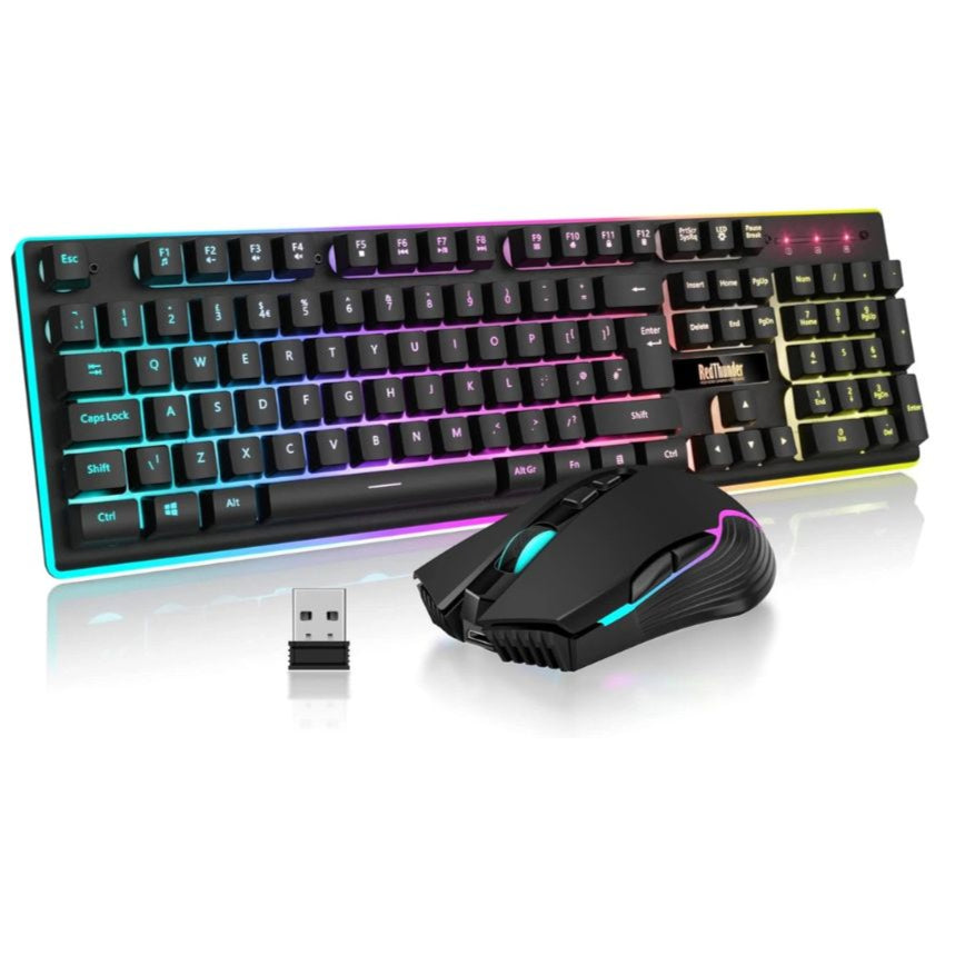 Aeroflux K10 Wireless Gaming Keyboard and Mouse Combo