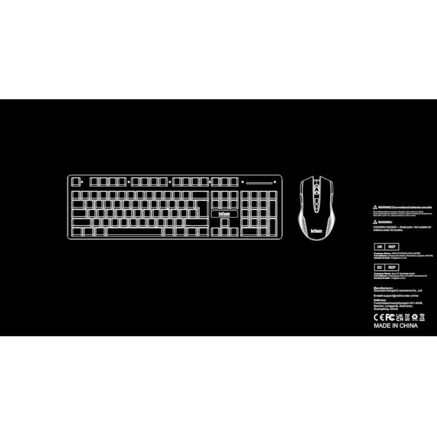 Aeroflux K10 Wireless Gaming Keyboard and Mouse Combo