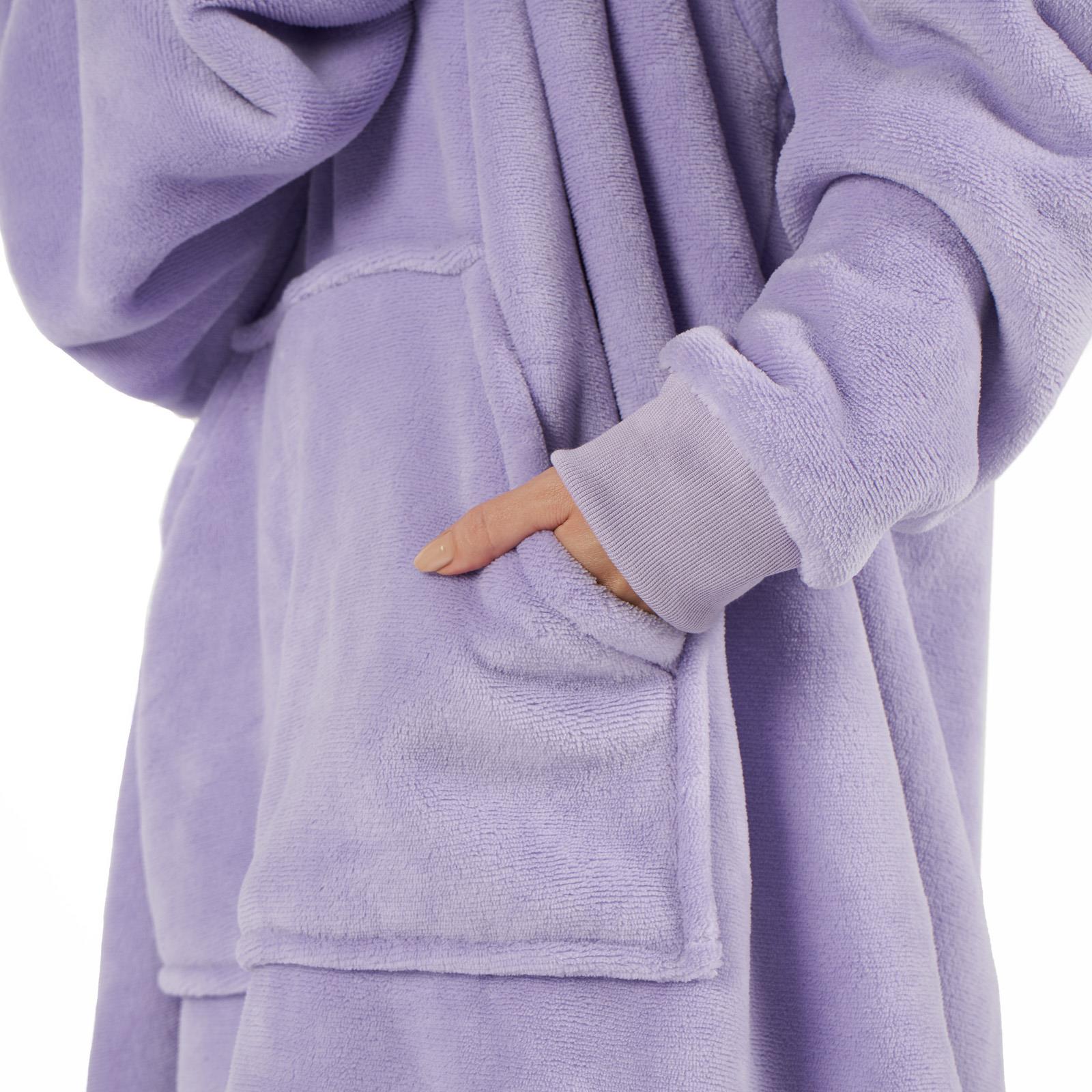 Aeroflux© Premium Hoodie Blanket Oversized Ultra Plush Sherpa Giant Big Hooded Sweatshirt DP2