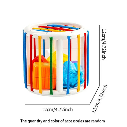 Aeroflux Baby Sensory Shape Sorter Cube: Montessori-Inspired Learning & Play