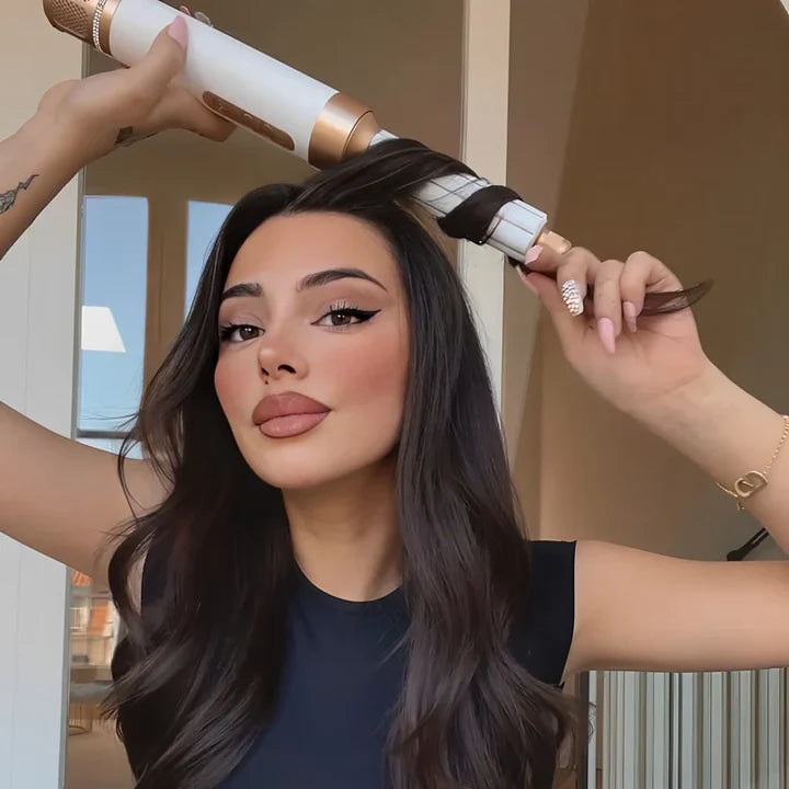 Aeroflux© Premium 7 in 1 Hair Styler V9 Lux Pro [Auto Curling + 1 Year Warranty]