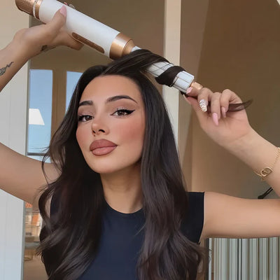 Aeroflux© Premium 7 in 1 Hair Styler V9 Lux Pro [Auto Curling + 1 Year Warranty]