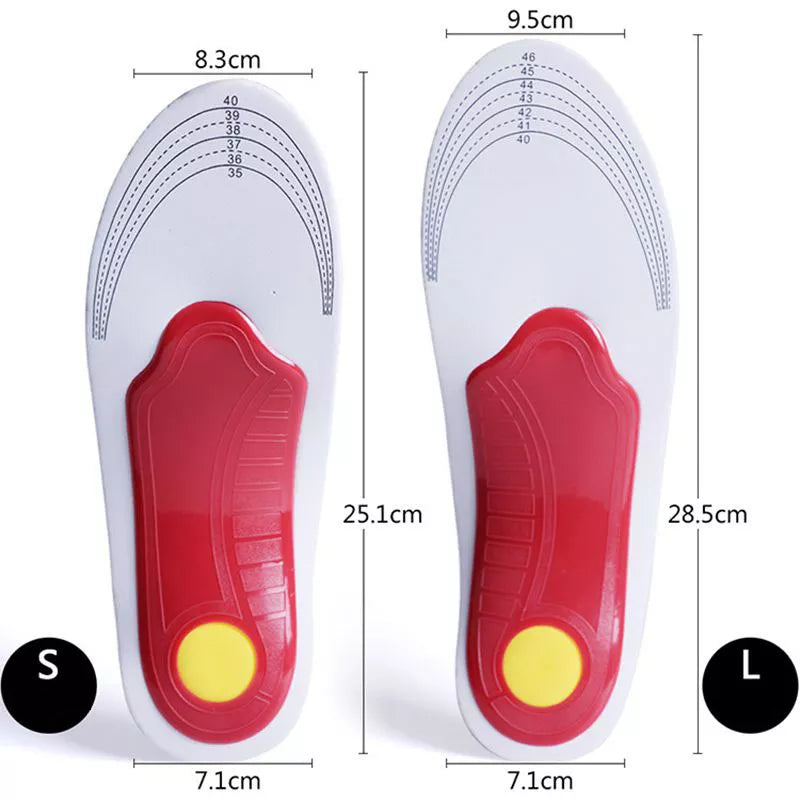 Aeroflux© Plantar Faciitis Support Insoles: No More Foot Pain