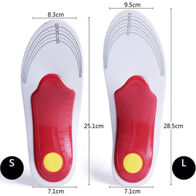 Aeroflux© Plantar Faciitis Support Insoles: No More Foot Pain