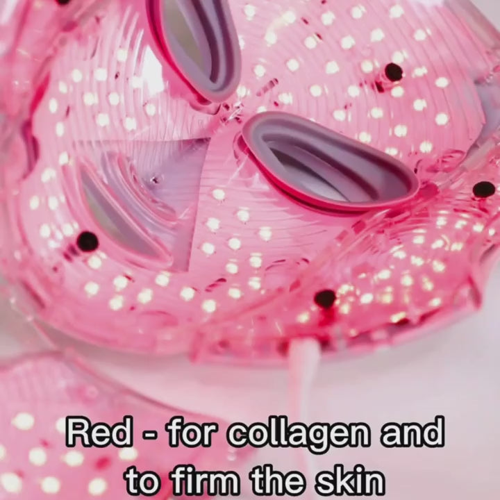 Aeroflux© Premium LED Face Therapy Mask [Free 1 Year Warranty]