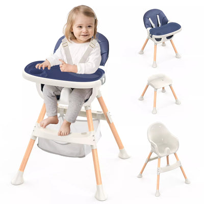 Aeroflux© Premium Baby Feeding High Chair – Adjustable, Safe & Convenient