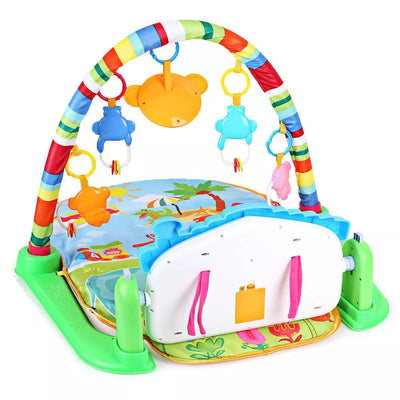 Aeroflux 3-in-1 Baby Piano Play Gym Mat – Kick & Play, Lay & Learn Activity Center for Infants (0–12 Months)
