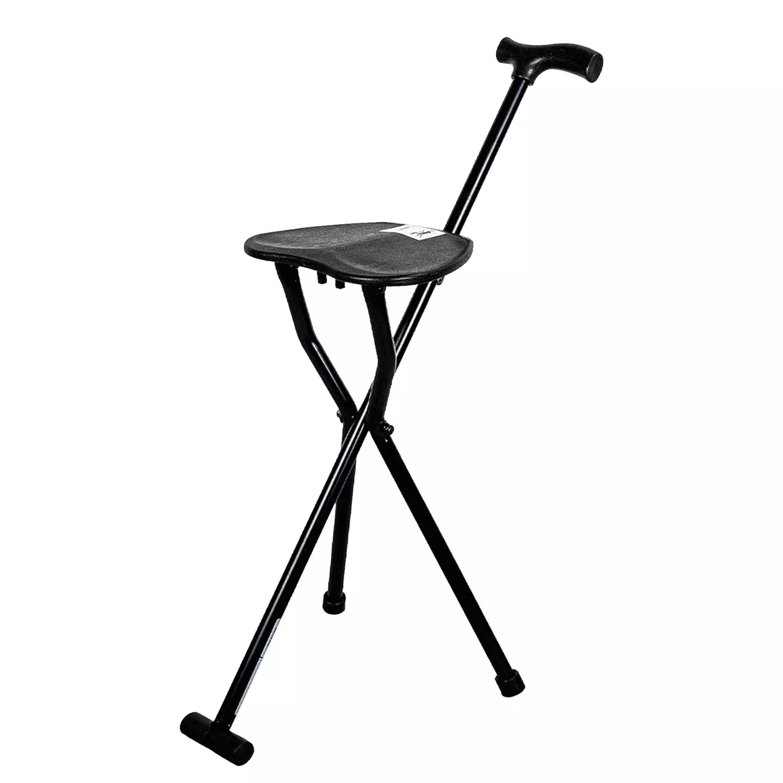 AeroFlux Foldable Cane with Seat — 3-Leg Steady Walking Stick for Comfort & Mobility