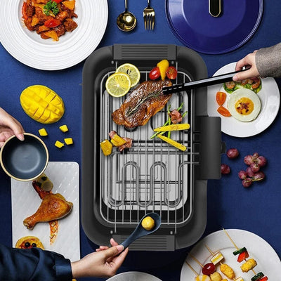 Aeroflux Smokeless Electric BBQ Grill – Indoor and Outdoor Barbecue Convenience