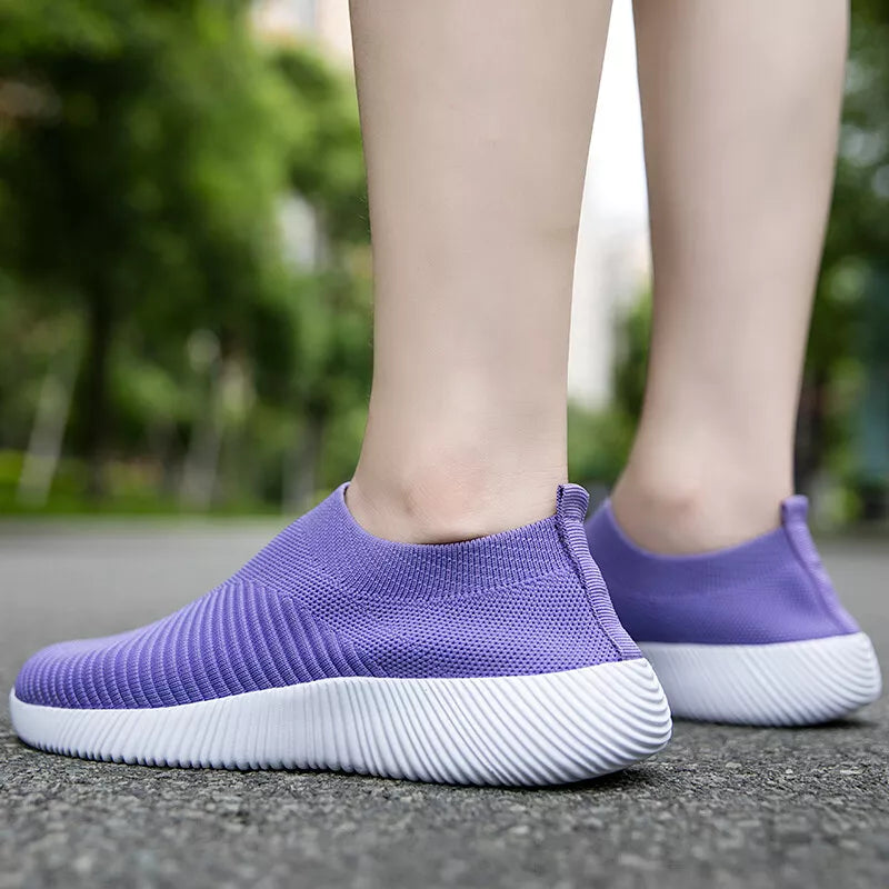 Aeroflux© Women’s Orthopedic Slip-On Trainers: Ultimate Comfort & Support