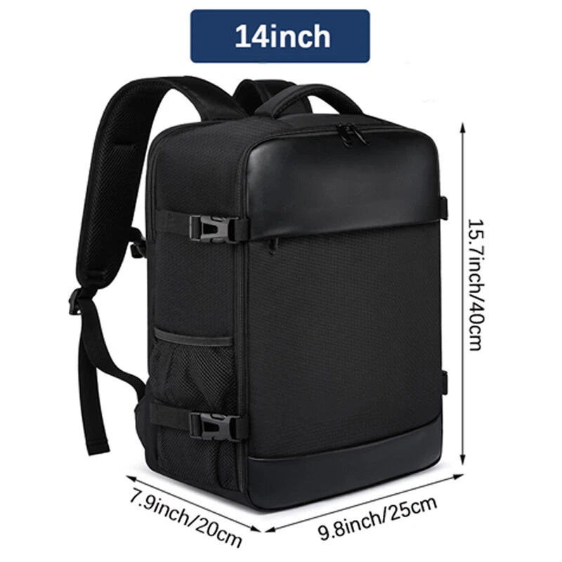 Aeroflux Cabin Backpack – Underseat Travel Bag | Carry-On Hand Luggage with USB Port & Laptop Compartment