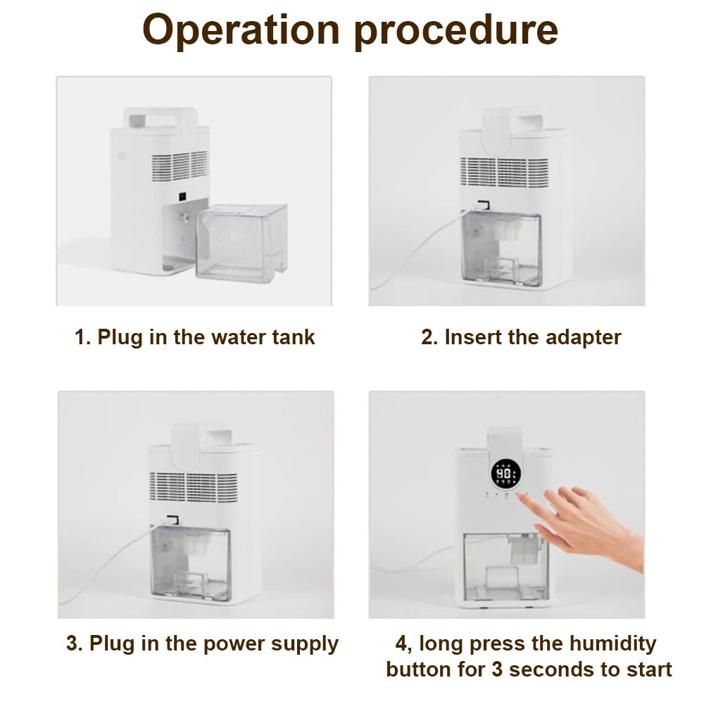 AeroFlux© Premium Air Dehumidifier – Compact, Powerful & Whisper-Quiet