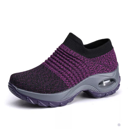 Aeroflux® Women's Slip-On Orthopedic Trainers – Air Cushion Comfort & Support
