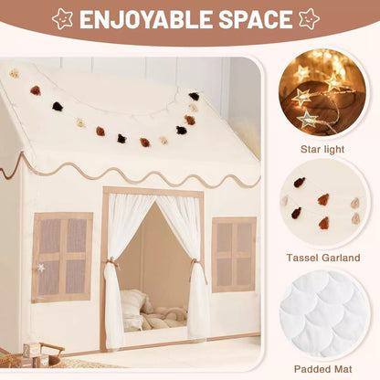 Aeroflux Kids Play Tent – Large Indoor Playhouse for Boys & Girls