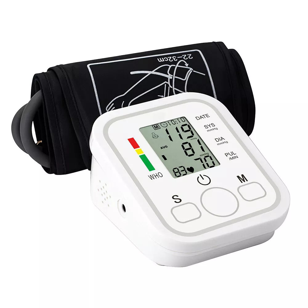 Aeroflux© Digital Blood Pressure Monitor – Upper Arm Cuff | Automatic & Accurate Readings