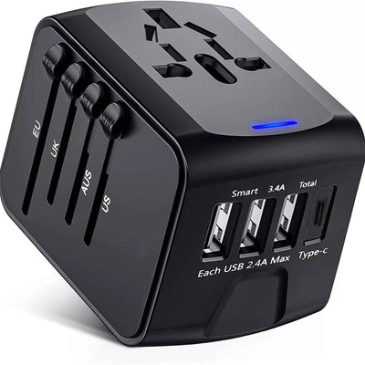 Aeroflux Universal Travel Adapter – Global Charging, Simplified