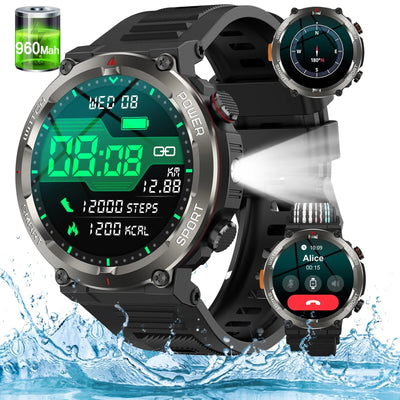Aeroflux W50 Pro Series – Rugged Smartwatch for Men