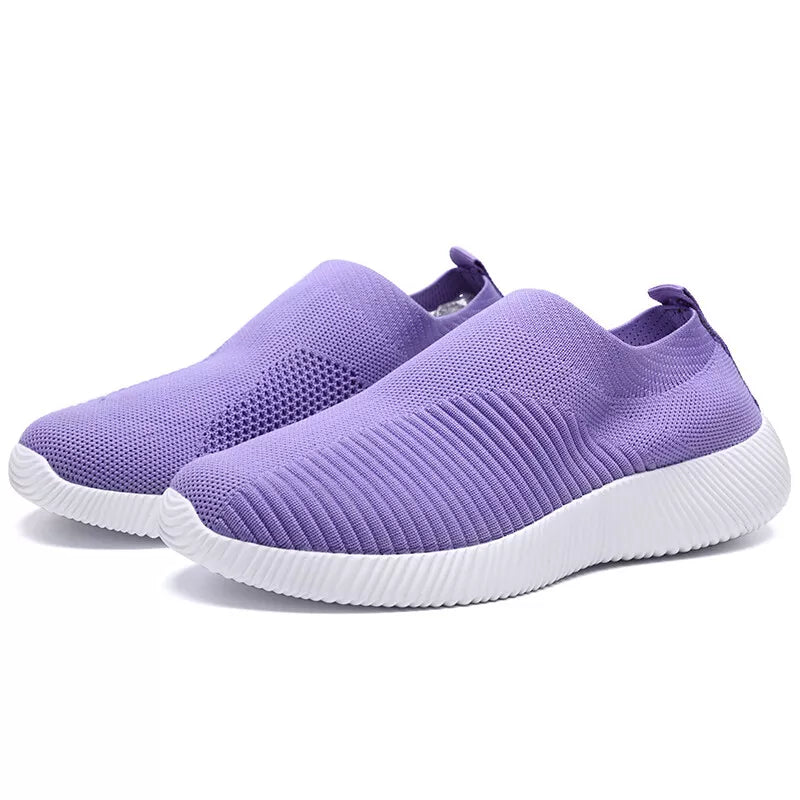 Aeroflux© Women’s Orthopedic Slip-On Trainers: Ultimate Comfort & Support